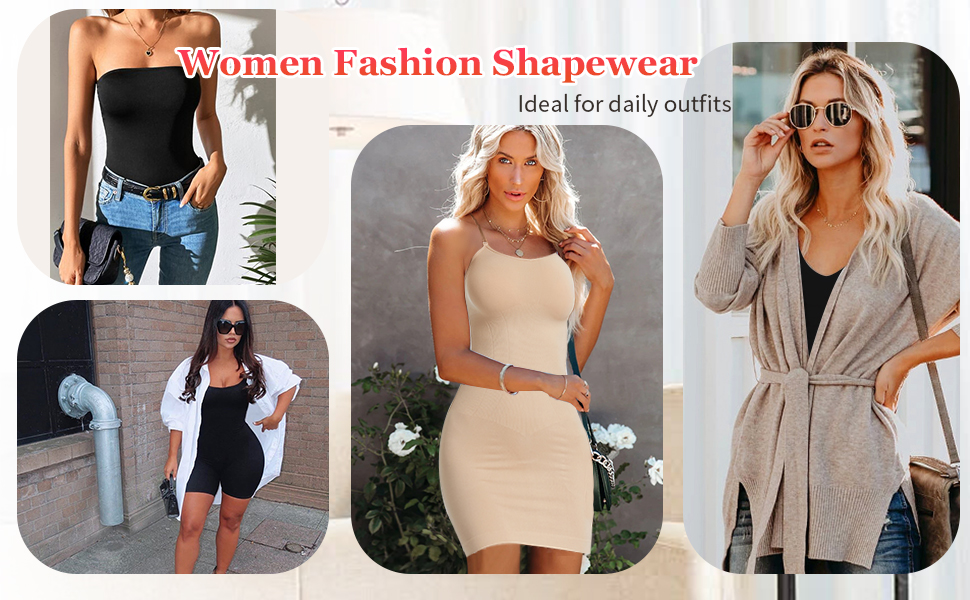 Strapless Shapewear Bodysuit for Women