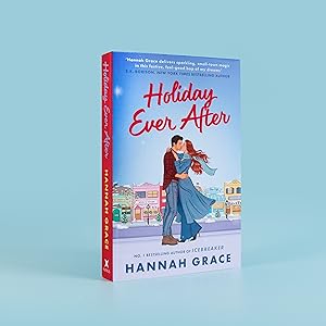 Three romance novel covers by Hannah Grace displayed against light blue background, featuring winter/holiday themed artwork.