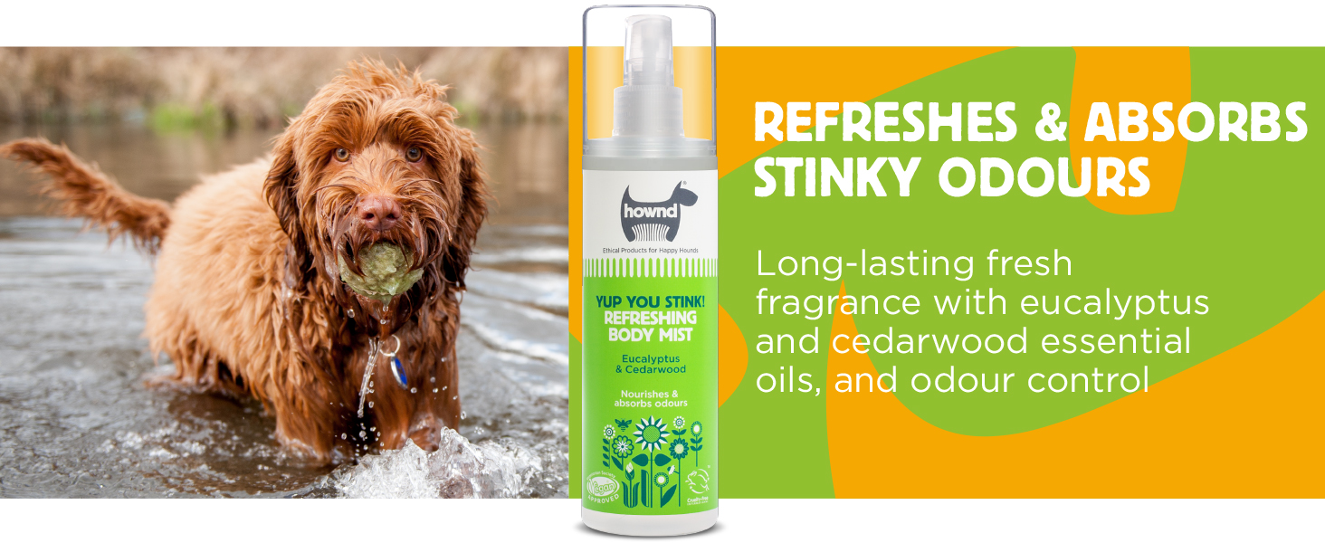 plant based natural dog deodoriser smelly dog smells deodrant scent 