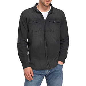 long sleeve denim shirt