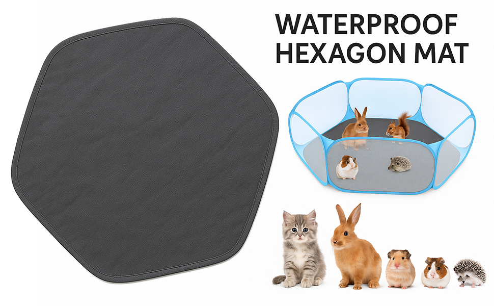 Waterproof Hexagon Playpen Mat