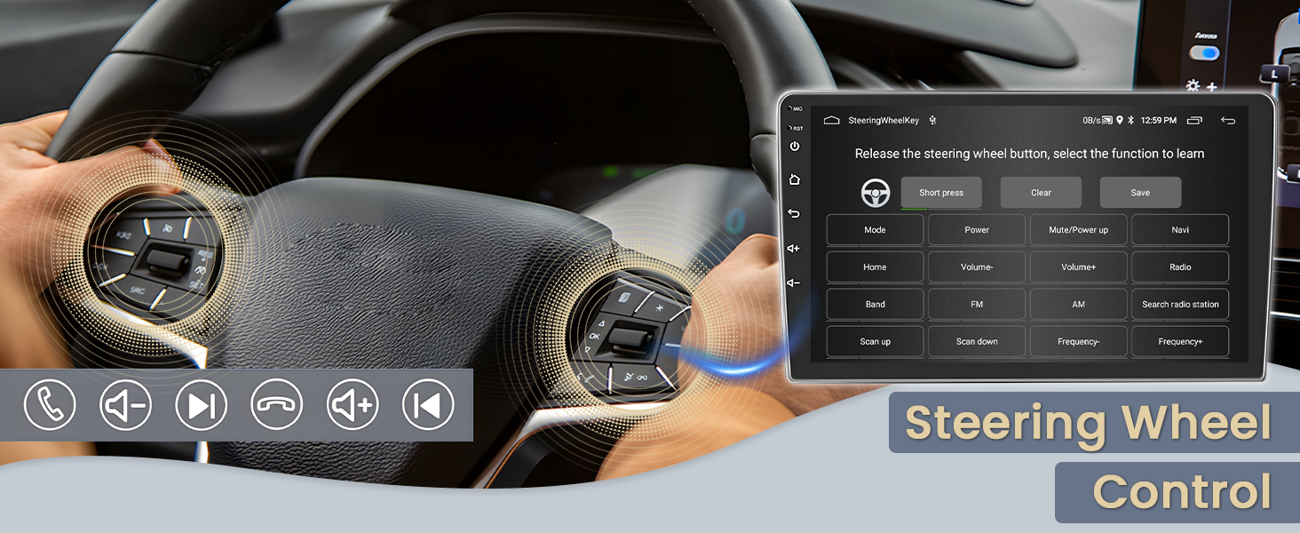 Steering Wheel Control Android Car Stereo