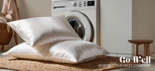 Go well Solid Satin Silk Pillow Covers Pack of 2 f... 11 5