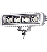 Wave One Marine | LED Spreader Light | IP68 Waterproof Boat Deck Flood Beam | Bright 2000+ High L...