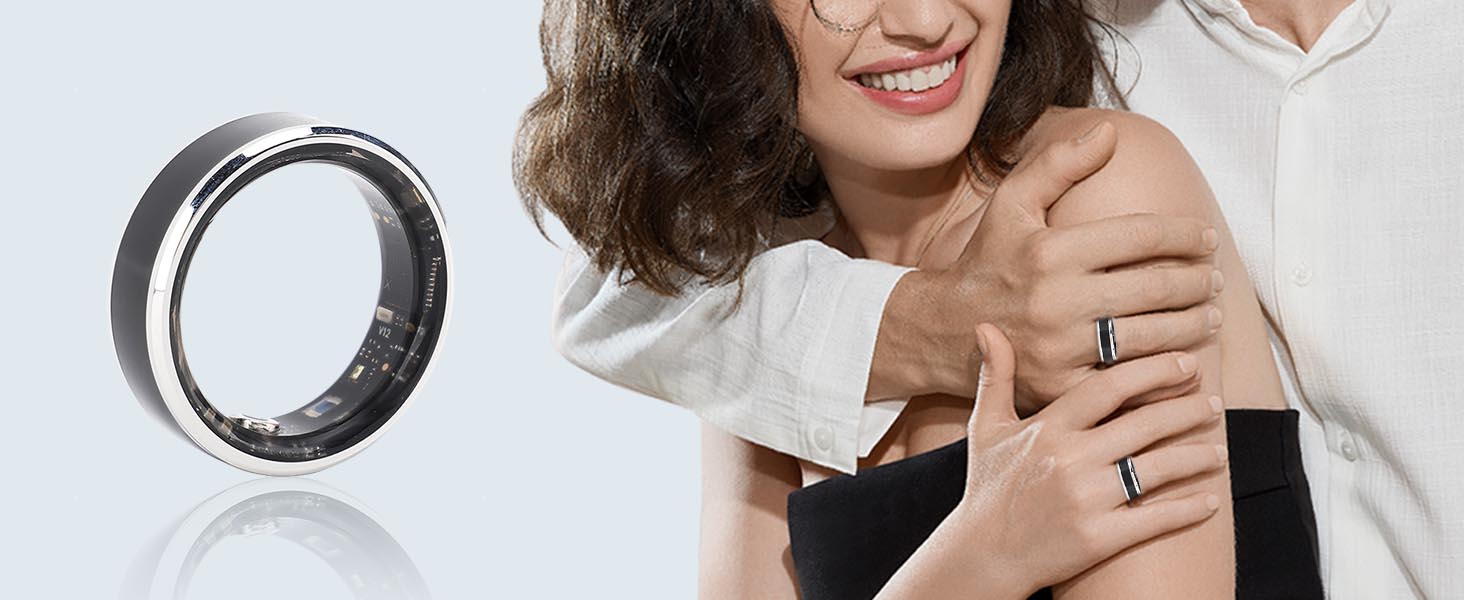Fitness Smart Ring, Intelligent Health Ring Fitness Tracker, Smart Ring for Sleep