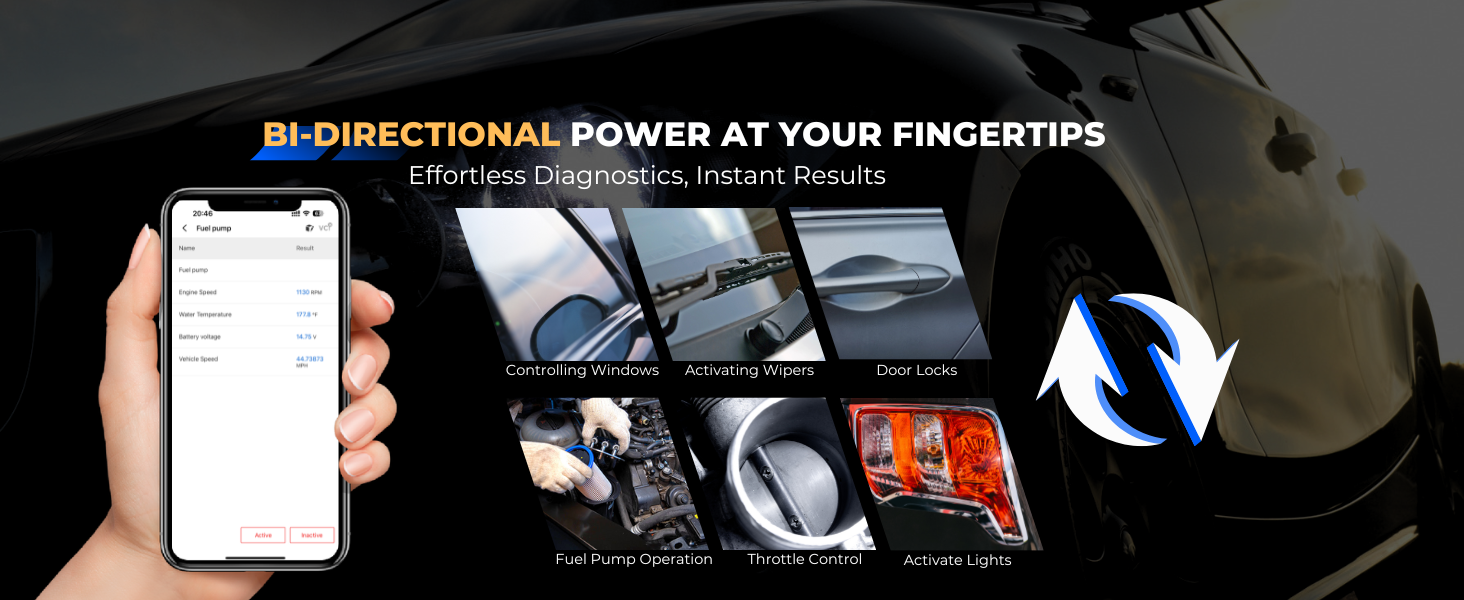 obd scanner Bidirectional tool scanner