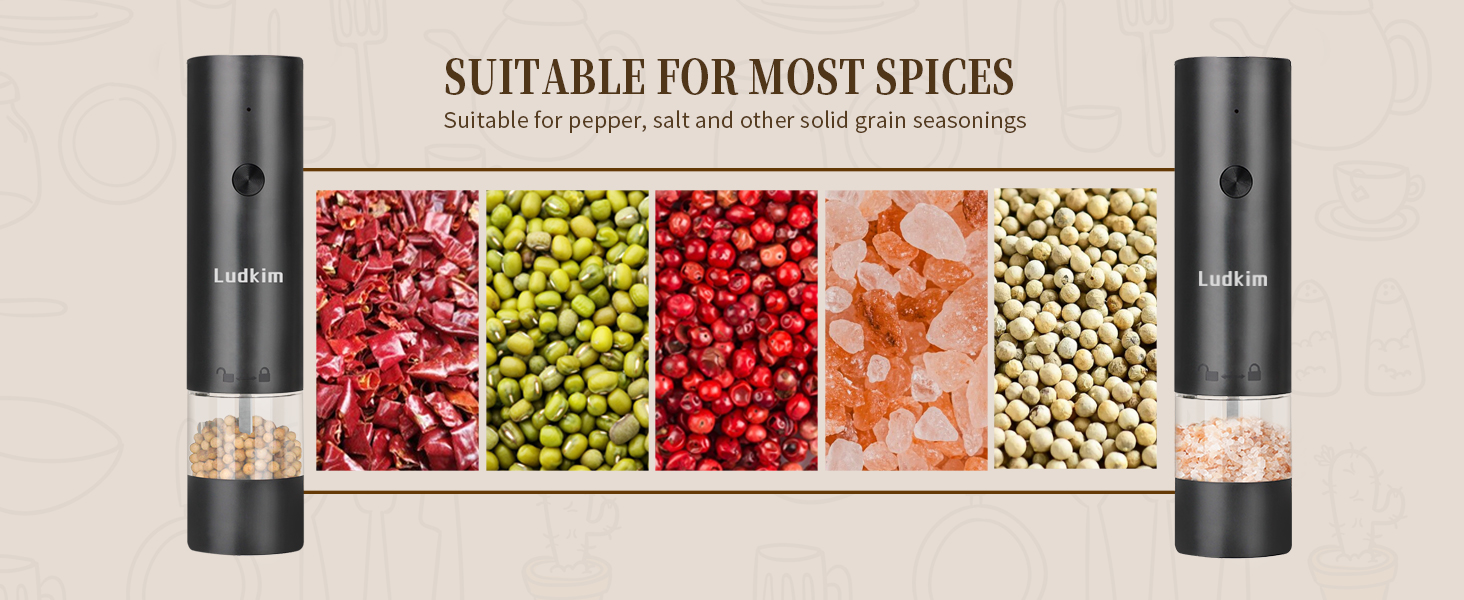 Electric Salt and Pepper Grinder