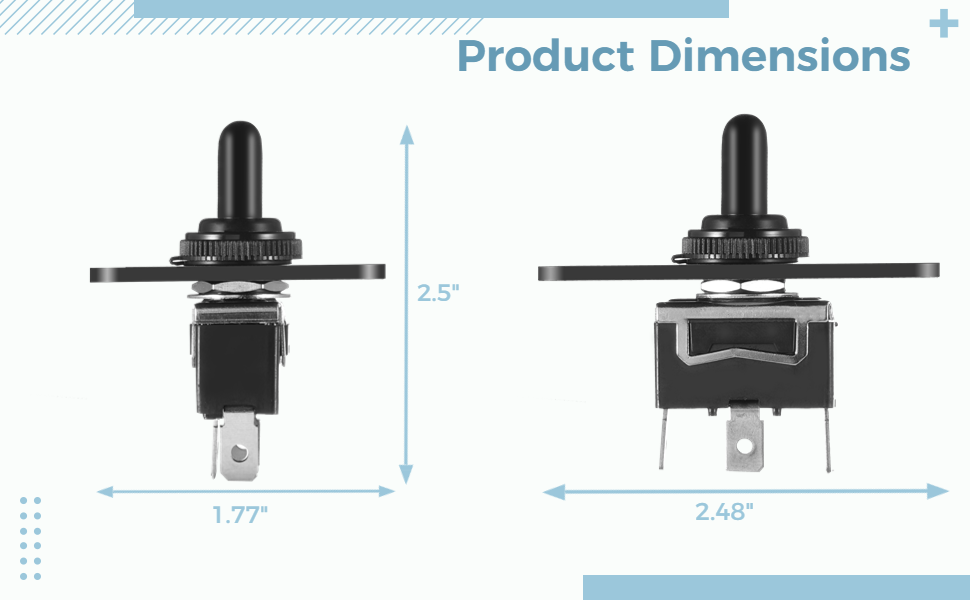 yeesport Toggle Switches Boat Trim Switch,Marine Momentary