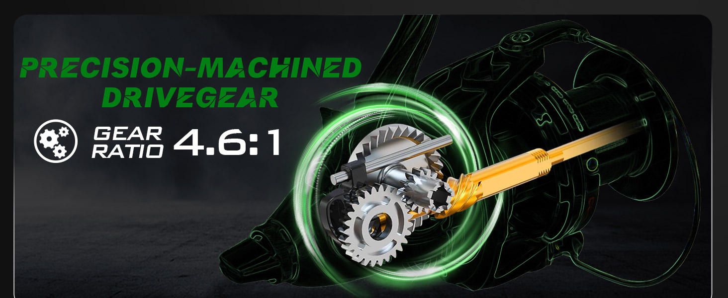 Sougayilang ME430 Carp Reel,11000/12000 Large Line Capacity Surf/Carp Fishing Reels,13+1BB Smooth Powerful Carp Reels 4.6:1 Gear Ratio for Saltwater Freshwater 25 1