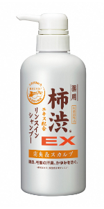 保湿成分 柿渋 リンスインシャンプー ボディソープ 柿渋 リンスインシャンプー 600ml (コスメステーション