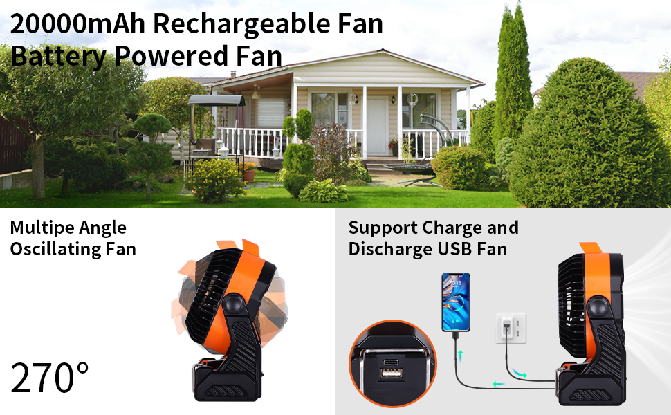 usb rechargeable fan