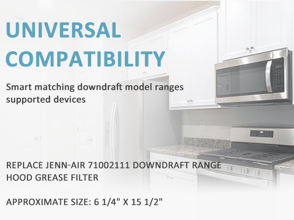 Replace Jenn Air 71002111 Downdraft Range Hood Grease Filter