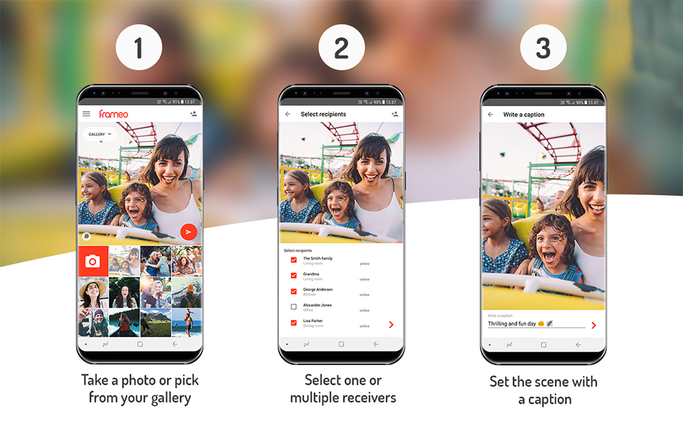 BOFIDAR Digital Photo Frame, WiFi Digital Picture Frames