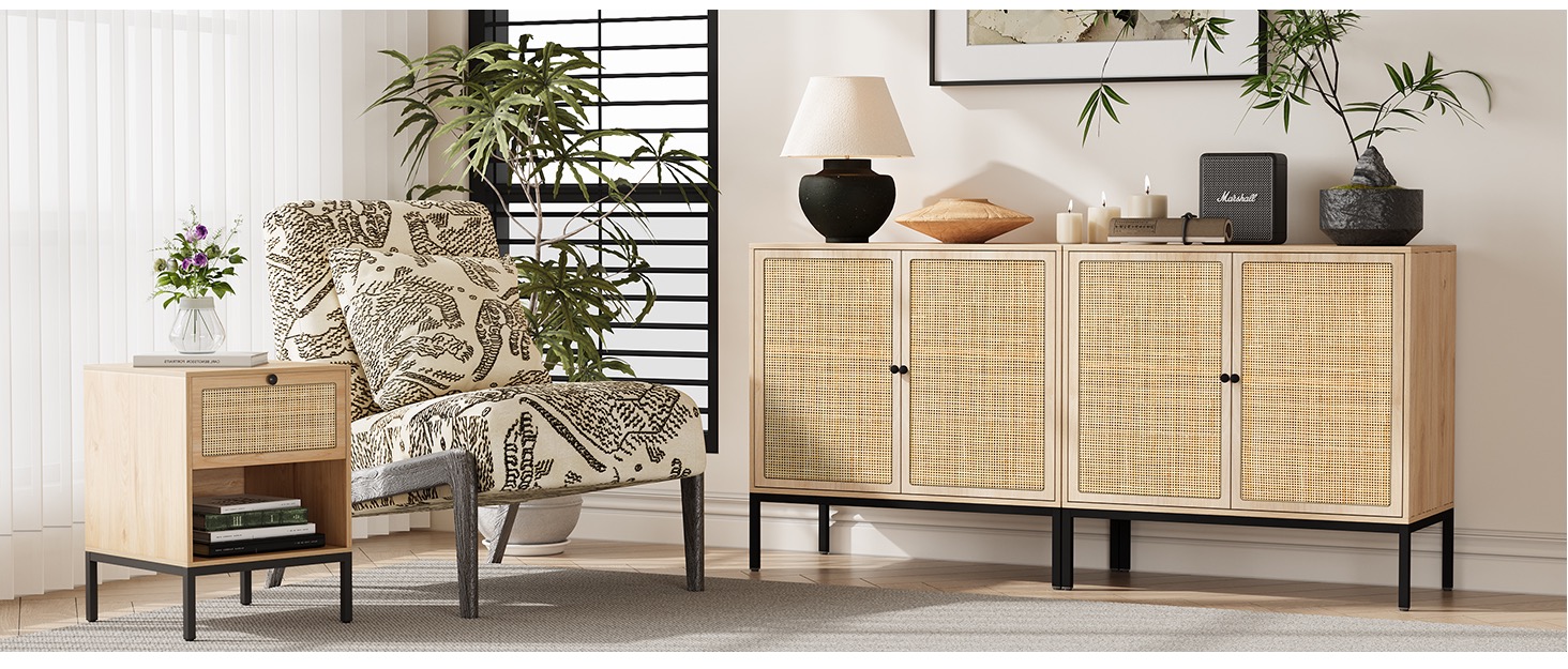 rattan cabinet sideboard cabinet buffet