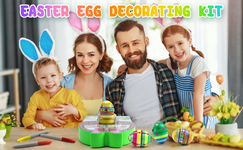 Easter Egg Decorating Kit Kids Egg Decorating Kit Spinner