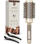 AIMIKE Round Brush for Blow Out, Medium Round Hair Brush Nano Thermal Ceramic & Ionic Tech, for B...