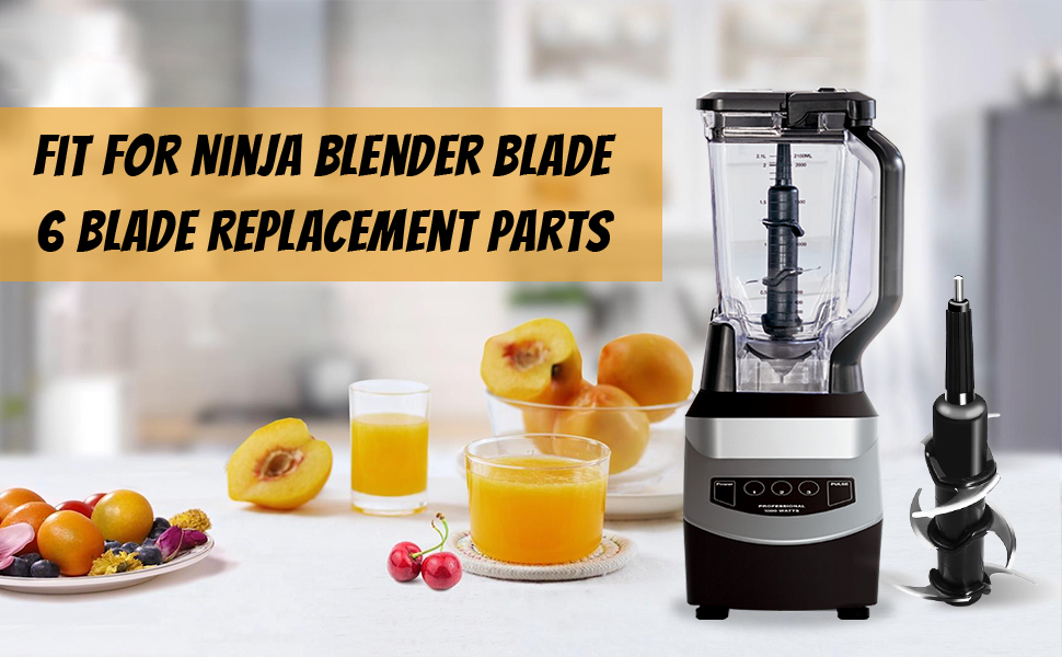 6 Blade Blender Blade for Ninja, Blender Replacement Part