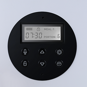 Balimo Duke 4L Distributeur Croquettes Chat Automatique Avec Enregistreur 10s Vocal Et Minuterie Programmable Pour Jusqu'à 4 Repas Par Jour (Noir Blanc) 14 balimo