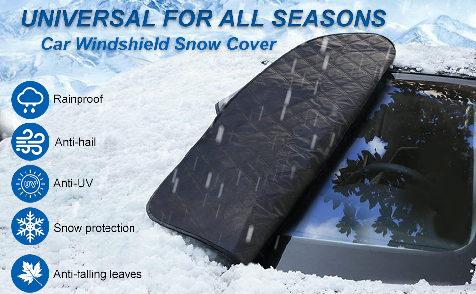 Windshield Cover for Ice and Snow Car Windshield Snow