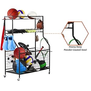 Heavy-Duty Powder Coated Steel resists warping, chipping, rusting, and more