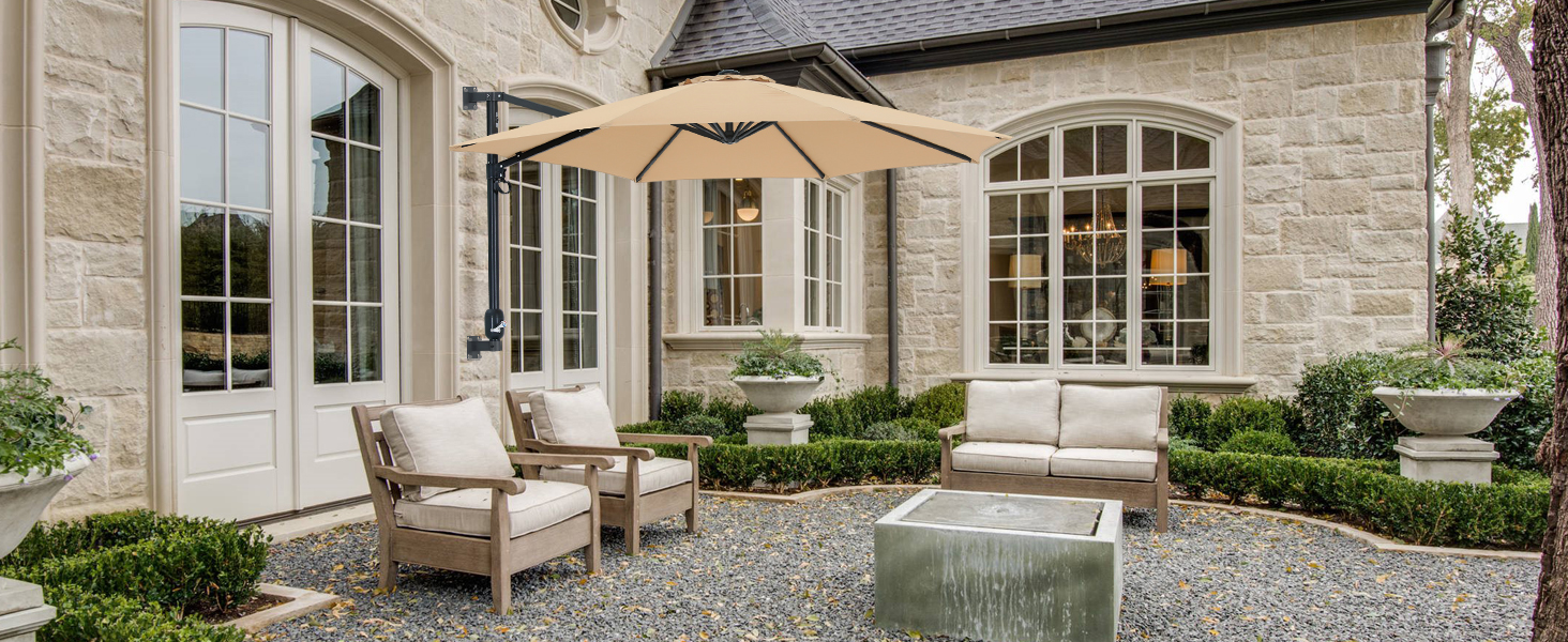mounted umbrella