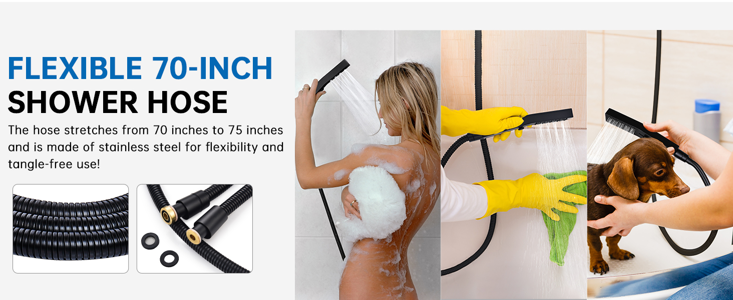 Flexible 70-Inch Hose