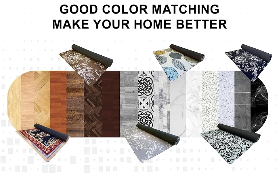 Cosilyt 1/10 Inch Ultra Thin Front Door Mat Rug Indoor