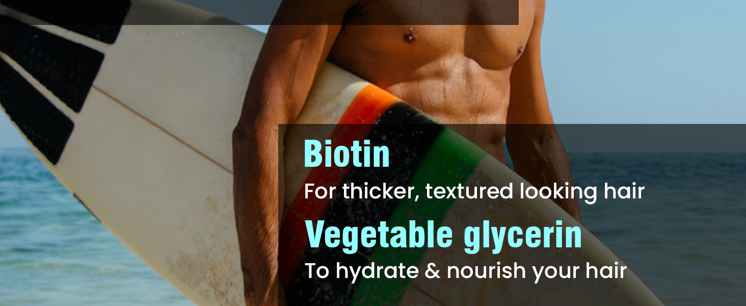 Sea Salt Spray men surf spray for hair look surfer hairspray biotin seasalt spray seaspray hair men