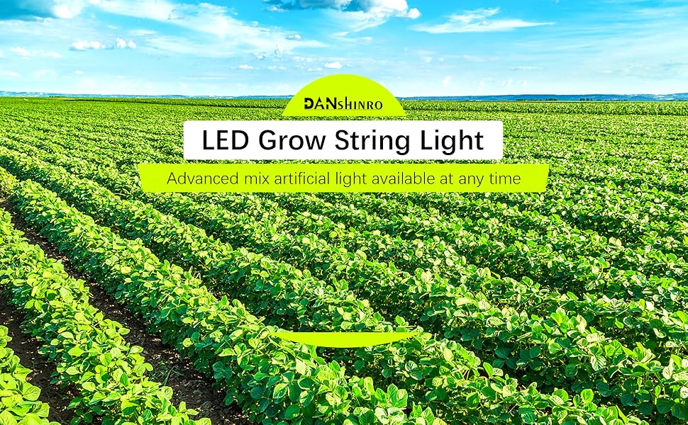 Danshinro Outdoor Grow Lights for Greenhouse, UL Certified