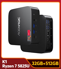 Amazon.com: ACEMAGICIAN Kron Mini K1 Mini PC, Ryzen 7 5825U