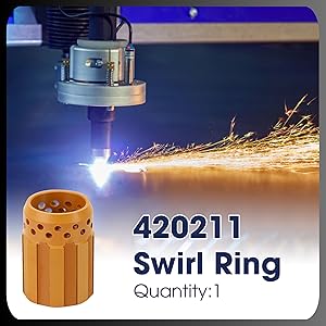 420211 Swirl Ring Fit for Hypertherm Powermax 30 PMX 30XP