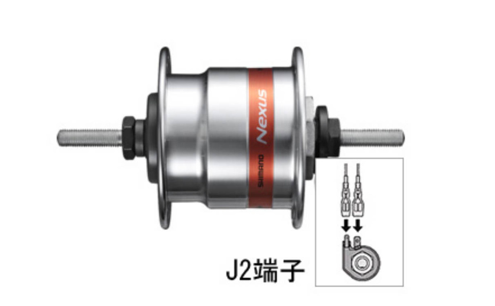 SHIMANO NEXUS DH-2N20-J 風力発電 SHIMANO NEXUS - Hub Dynamo - 6V 2.4W DH-2N40-J 36H and Front