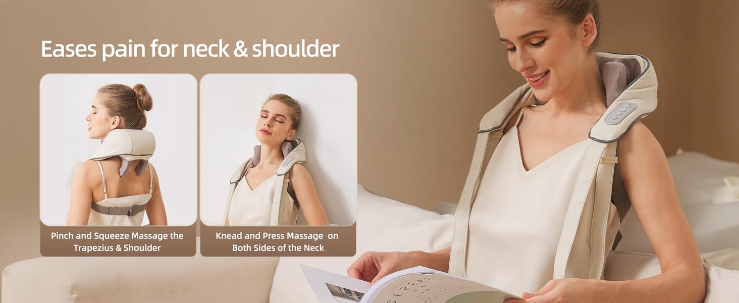 Eases pain for neck and shoulder