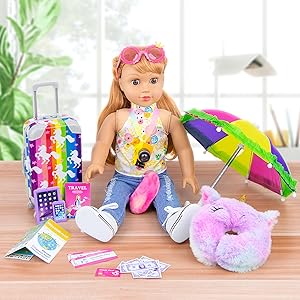 Doll suitcase for 18 inch dolls