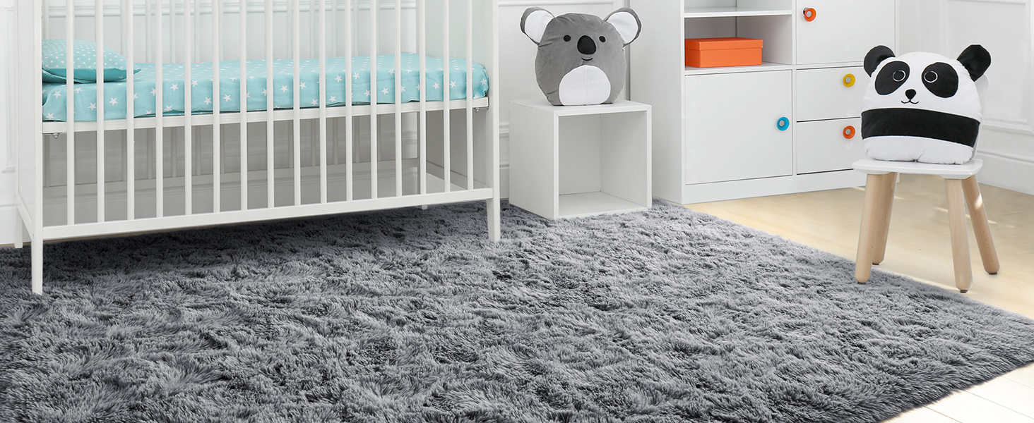 SHAGGY RUG GREY