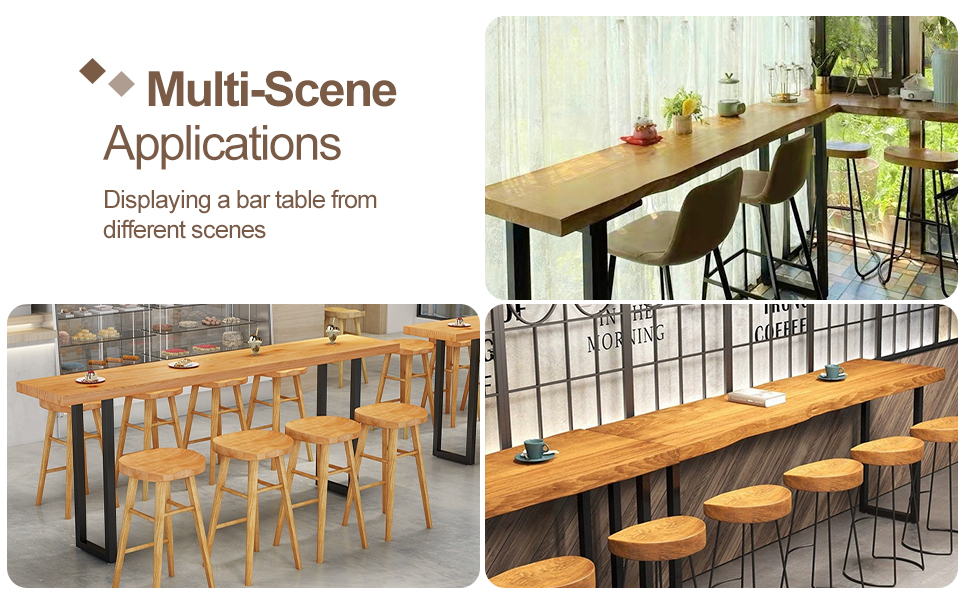 Amazon.com: Narrow Bar Table,Tall Counter Height Pub Table