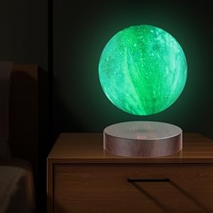 Amazon.co.jp : レビテーションギャラクシームーンランプ、16色