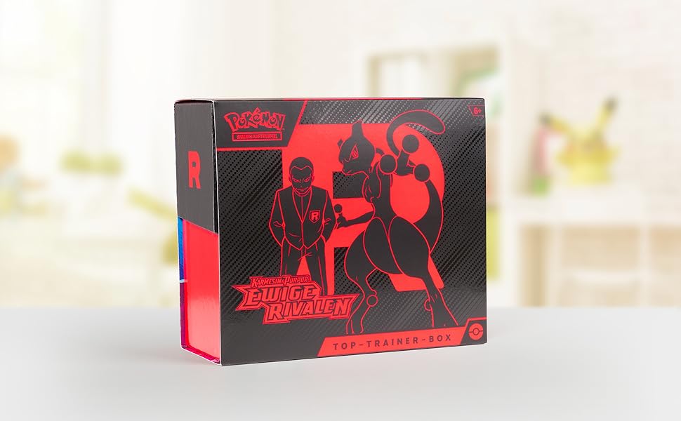 Pokémon TCG: Top Trainer Box Crimson & Purple - Eternal Rivals
