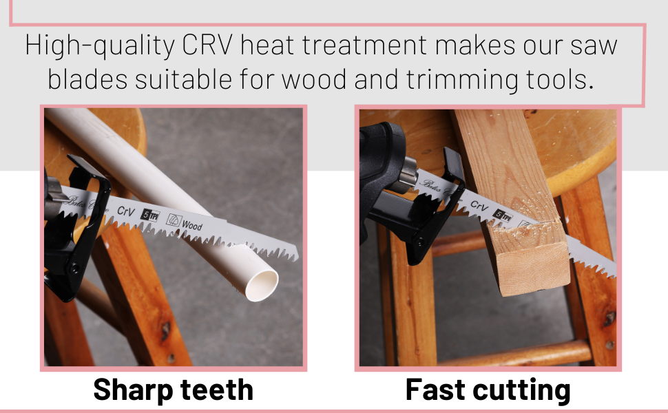 Bates Wood Pruning Reciprocating Saw Blades, 9 Inch, 3 Pack, Sawzall
