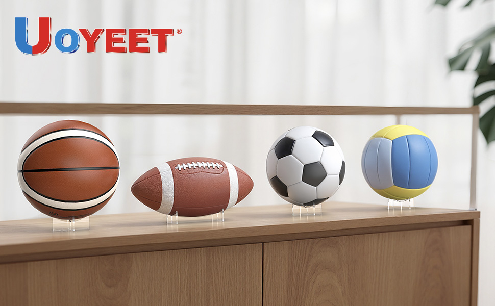 Acrylic Sports Ball Display Stand