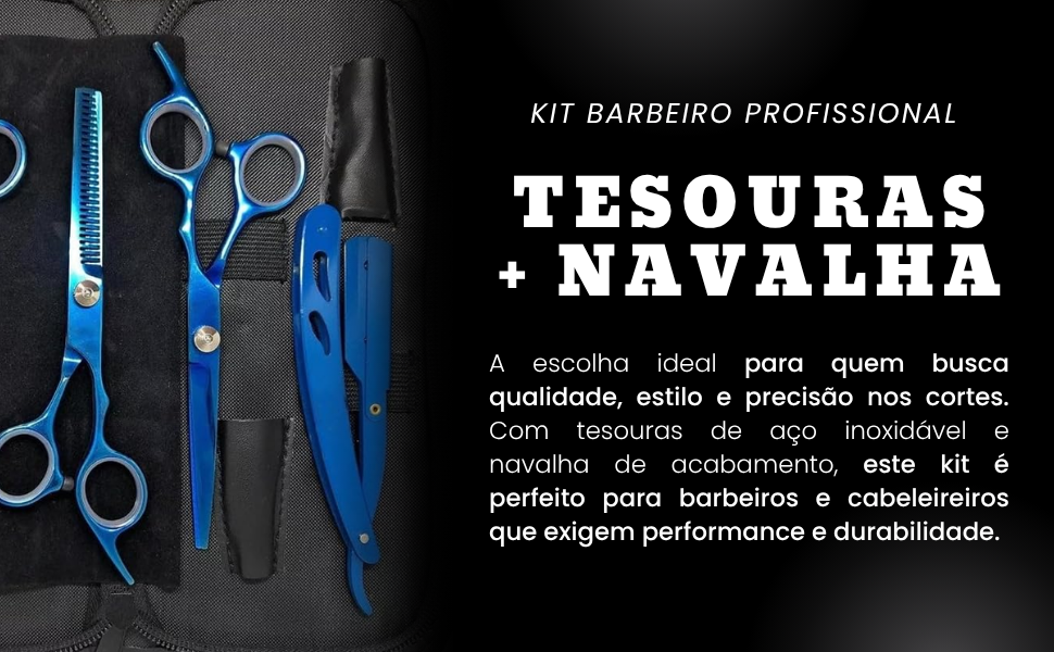 Tesoura + Navalhas 