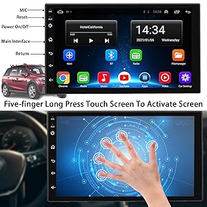 Touchscreen stereo with GPS navigation