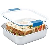 Smash 33063 Meal Box, Stainless Steel, 600 milliliters, Blue