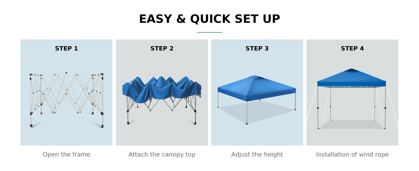 outdoor pop up canopy