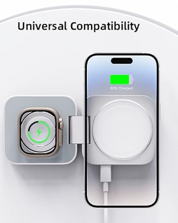 2 in 1 wireless magsafe charger