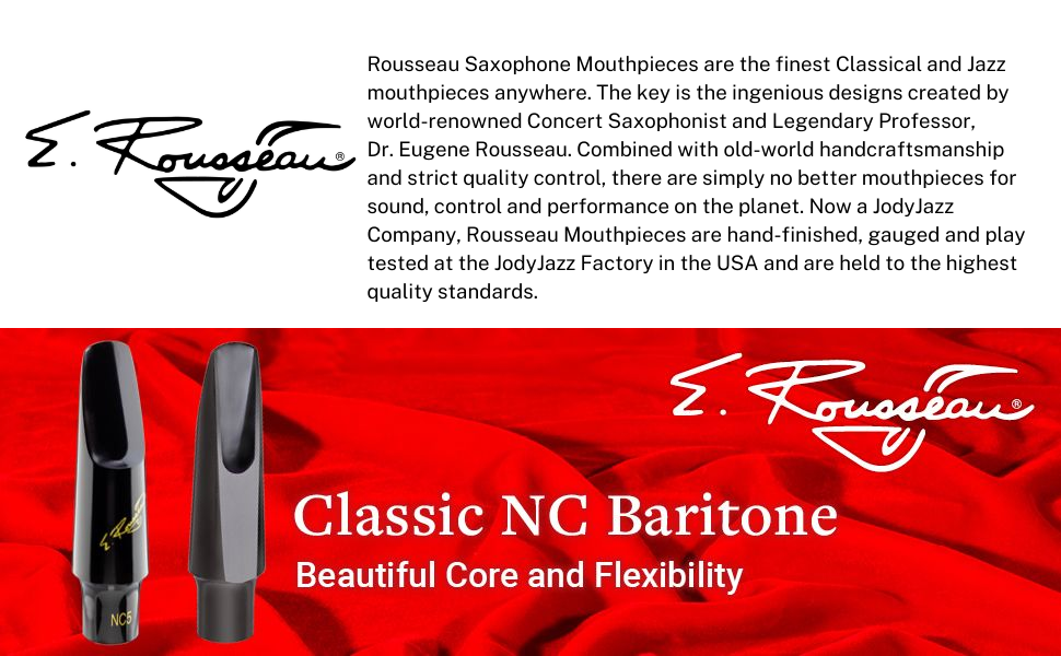 Amazon.com: E.Rousseau Classic NC Baritone NC4 Saxophone