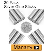 30 pack Sliver Glue Gun Sealing Wax Sticks