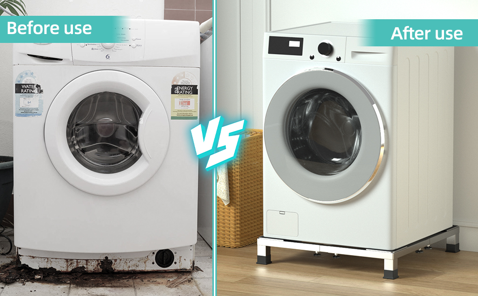 ANBase Heavy Duty Steel Mini Fridge Stand Base Adjustable