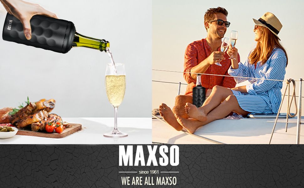 Wine Chiller Single Bottle Stainless Steel Iceless Cooler