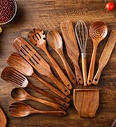 teak wood spatulas